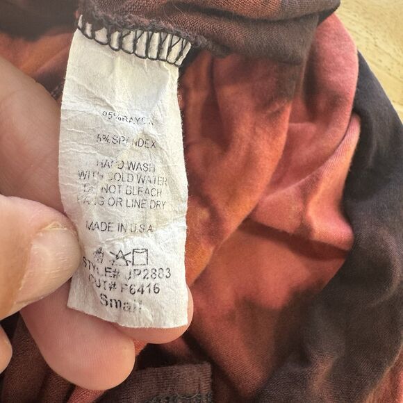 Razmata’zz Made USA Tie Dye Jumper Small Drop Crotch Pockets Festival Boho EUC - Picture 8 of 12